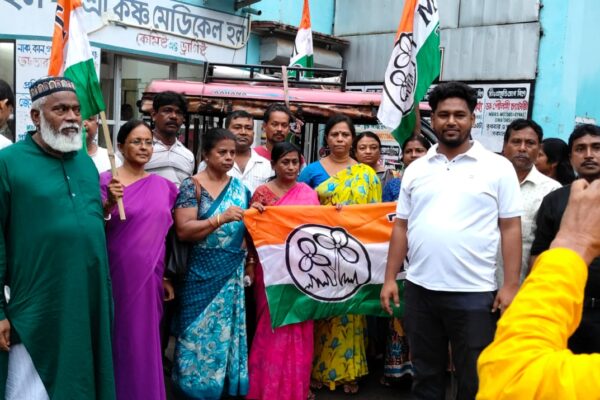 জাস্টিস ফর RG KAR দাবিতে তৃণমূল কংগ্রেসের ডাকে বলরামবাটিতে মিছিল