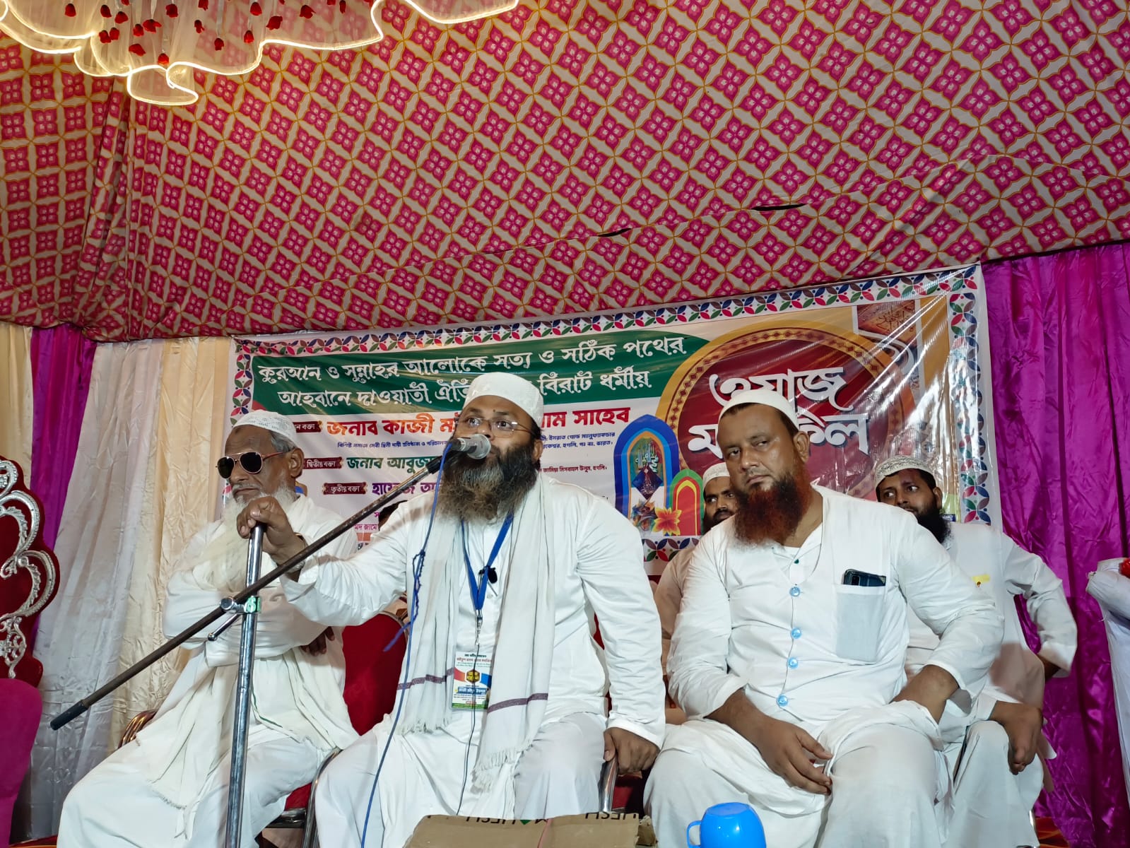 বীরভূমের কণকপুরে পালিত বিরাট ওয়াজ মাহফিল