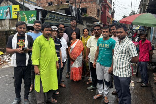 বামেদের ডাকা বন্ধ প্রতিহত করতে জানাই তে রাস্তায় তৃণমূল
