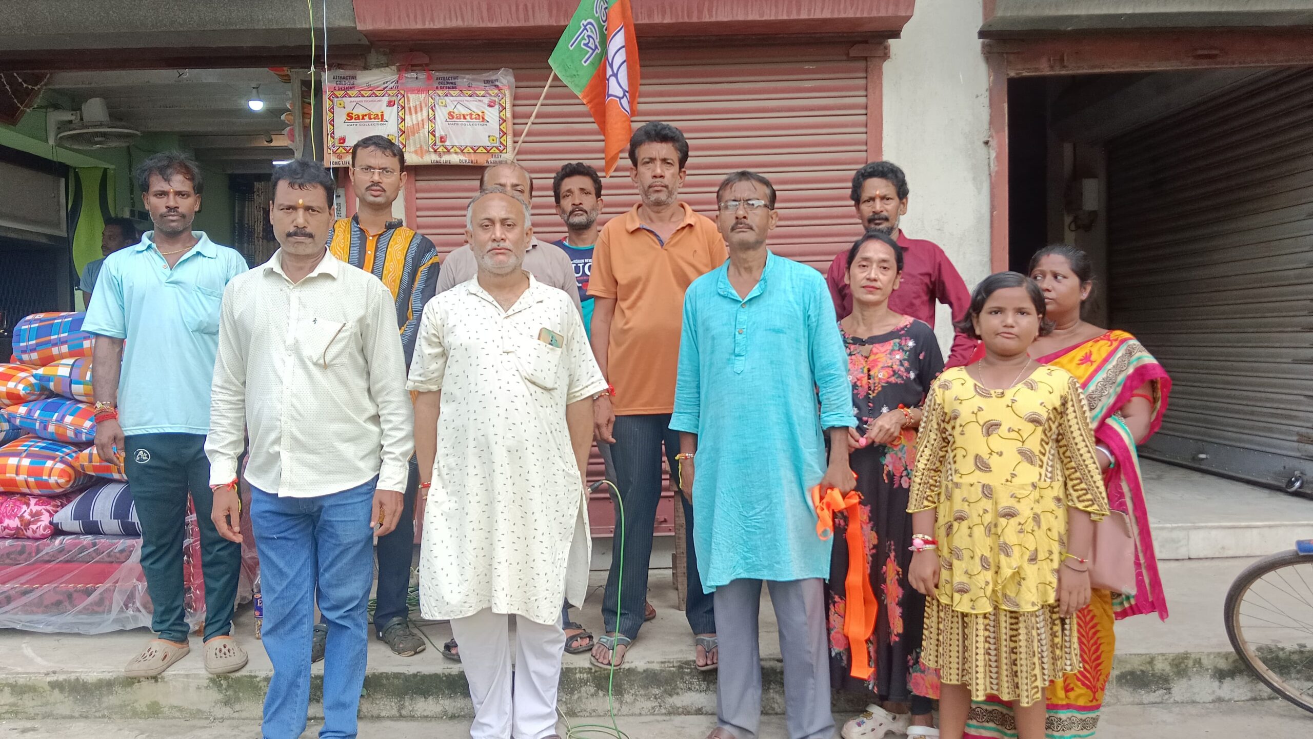 বেগমপুরে অভিনব রাখি বন্ধন উৎসব পালন বিজেপির