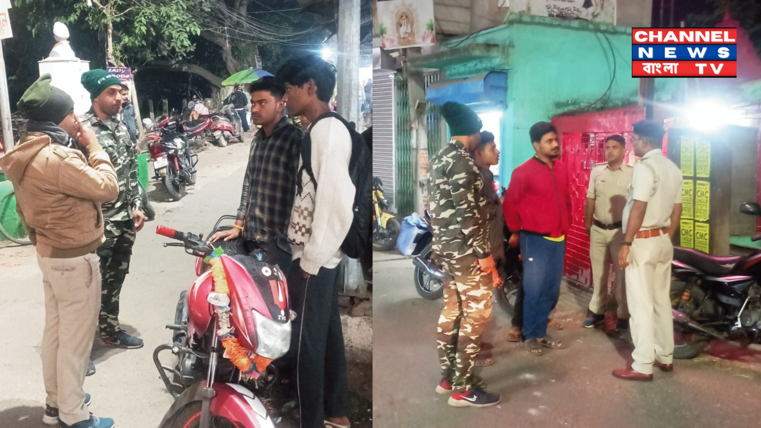 শীতকালীন নিরাপত্তায় জোড় হুগলি গ্রামীণ পুলিশের সিঙ্গুর থানার